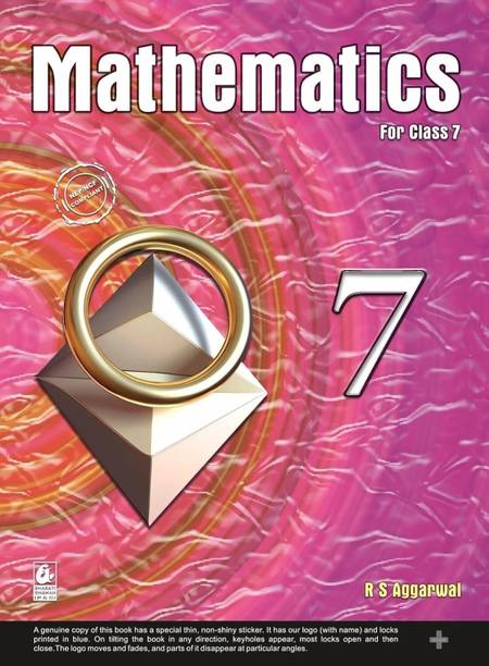 Mathematics for Class 7 - CBSE - R.S. Aggarwal - Examination - 2025-26 Paperback – 2 January 2025