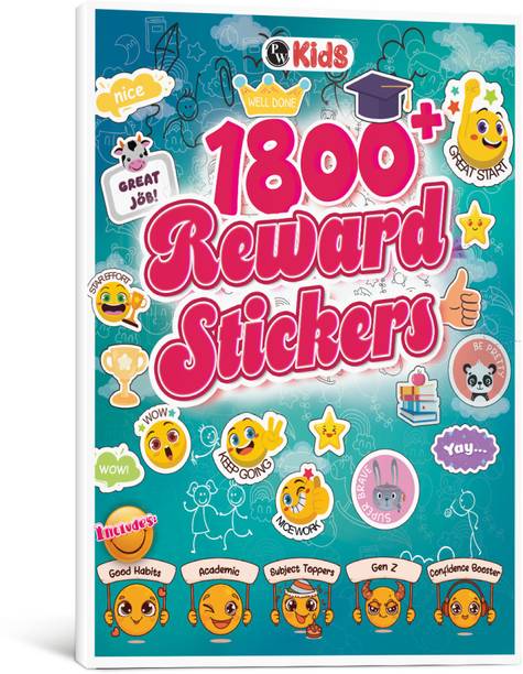 1800+ Reward Stickers Book for Kids | Cool Fun Sticker Set For Boys & Girls | Classroom Rewards