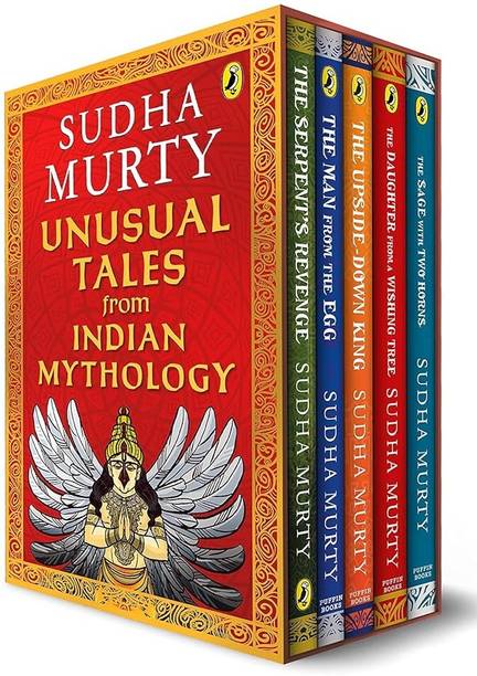 Sudha Murty Unusual Tales from Indian Mythology, The Serpent's Revenge: Unusual Tales from the Mahabharata, The Man from the Egg: Unusual Tales about the Trinity, The Upside-Down King: Unusual Tales about Rama and Krishna, The Daughter from a Wishing Tree: Unusual Tales about Women in Mythology, The Sage with Two Horns: Unusual Tales from Mythology, Sudha Murty, Paperback, English