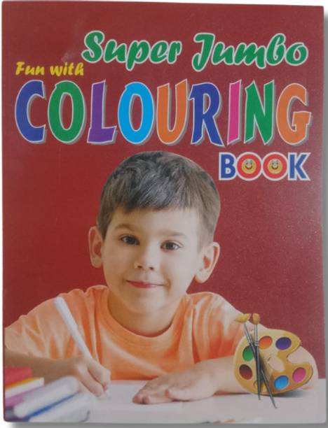 FIRST STEP LEARNING- Super Jumbo Colouring Books For Kids, | 3 To 10 Years Old | Gifts To Children For Drawing, Children Fun With Colouring And Paintings, Intresting Drawing Book For Kids ( Paperback, Sumit Publication )