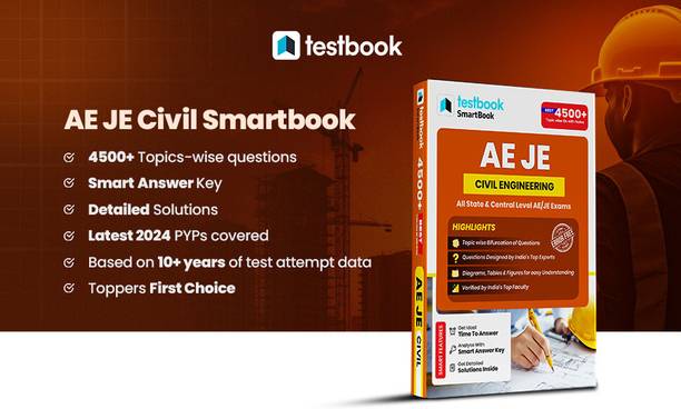 AE/JE Civil Engineering SmartBook | 4500+ Chapterwise PYQs | The Ultimate Guide for All State AE/JE & PSU Exams