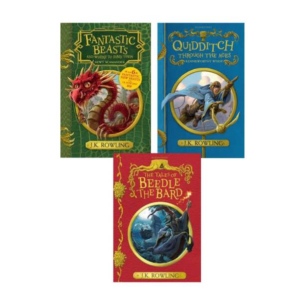 Quidditch, Fantastic Beast, Beedle The Bard (Set Of 3 Books)