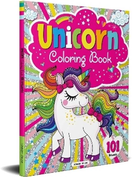 101 Unicorn Colouring Book  - By Miss & Chief