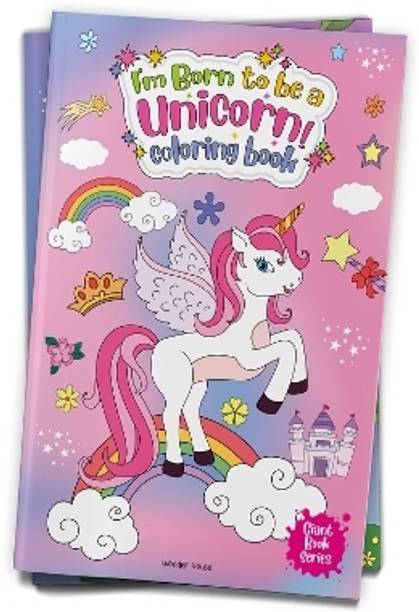 I am Born to be a Unicorn Coloring Book  - By Miss & Chief