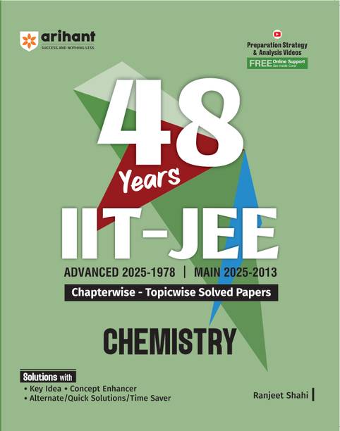 (Old Edition) Arihant 48 Years IIT-JEE Chemistry (48 Years IIT-JEE Chapterwise Solved Papers Series)