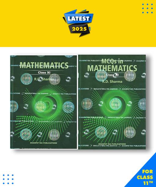 R.D. Sharma Mathematics class 11th With MCQ Paperback, RD Sharma|New Latest Edition For 2025-2026