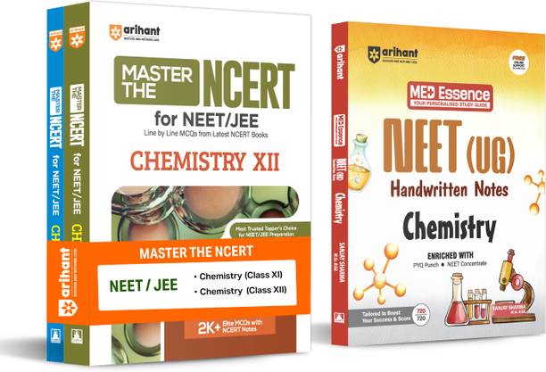 Arihant NEET UG Chemistry Combo | Master the NCERT Chemistry Class 11& 12 NEET (UG) Handwritten Notes For Exam 2026-2027 | Line-by-Line NCERT MCQs, PYQ Punch, Exam-Oriented Concepts & Quick Revision | For NEET, JEE & CUET