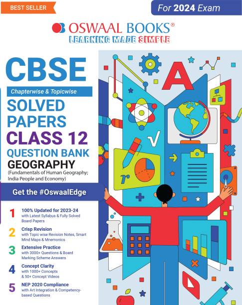 CBSE Chapterwise Solved Papers 2023-2014 Geography Class 12th (2024)