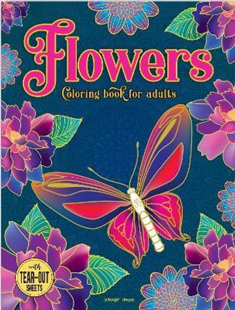 Flowers Coloring Book for Adults