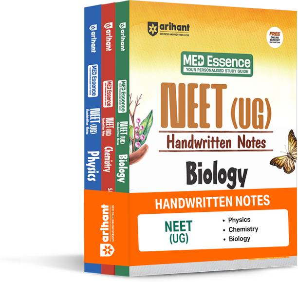 Arihant NEET (UG) Physics, Chemistry and Biology Handwritten Notes For Exam 2026-2027 | First and Only NEET Targeted Handwritten Notes Set of 3 Books | English Medium