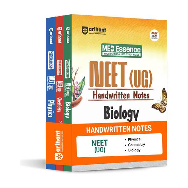 Arihant NEET (UG) Physics, Chemistry and Biology Handwritten Notes For Exam 2026-2027 | First and Only NEET Targeted Handwritten Notes Set of 3 Books | English Medium