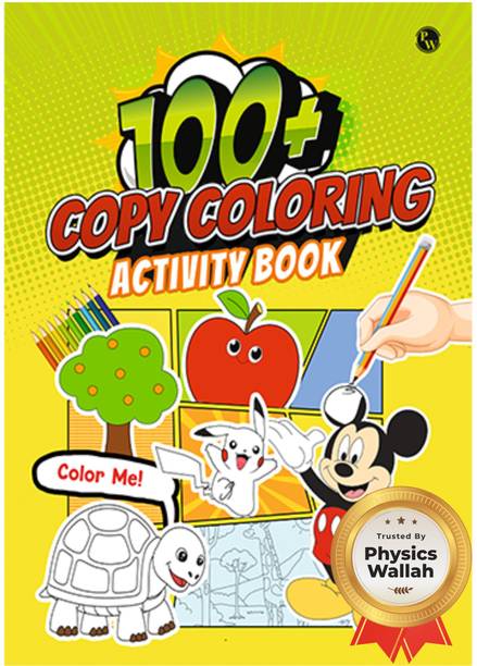 100+ Colouring Activity Book for Kids, Painting, Drawing and Coloring- 2-7 years