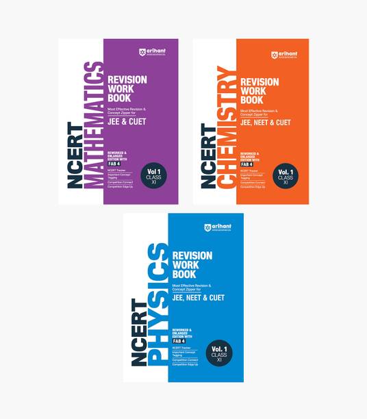 Arihant NCERT Revision Workbook For JEE, NEET & CUET | Physics, Chemistry, Maths Vol. 1 Class XI