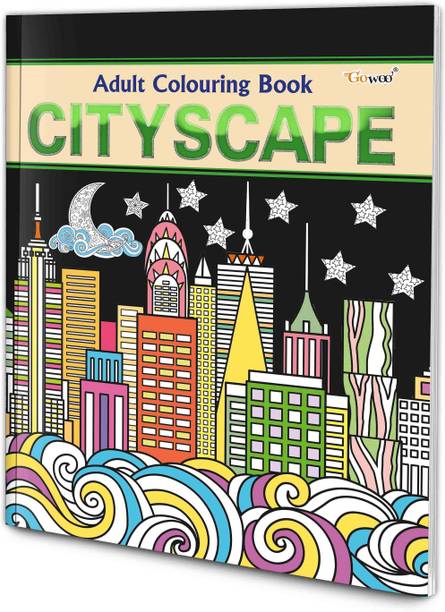Cityscape - Adult Colouring Book : Mindful Coloring Book for Adults, Coloring for Relaxation, Peaceful Coloring for Adults, Colouring book for Peace