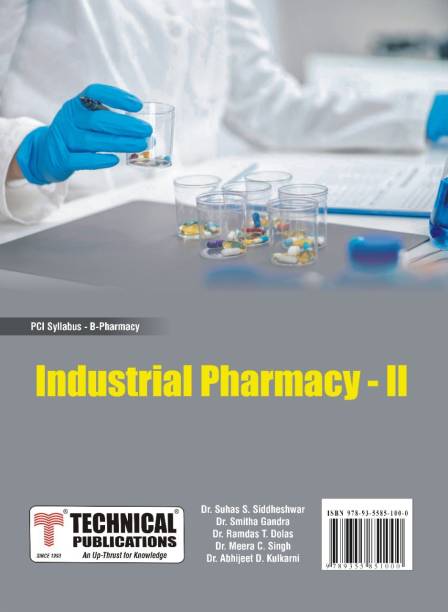Industrial Pharmacy -II - for B. PHARMACY PCI SYLLABUS - TEXTBOOK