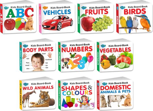 Child First Learning Experience | Sawan Set Of 10 Kids Board Books