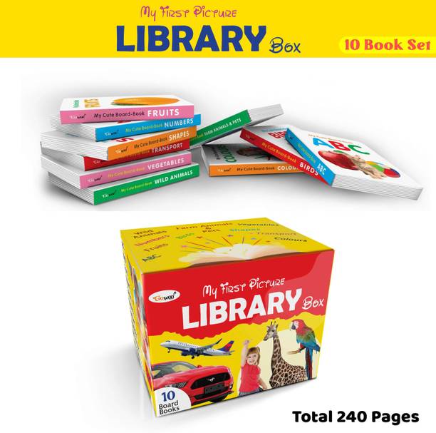 Toddlers learning library box set (Yellow Edition) : set of 10 Books For Children