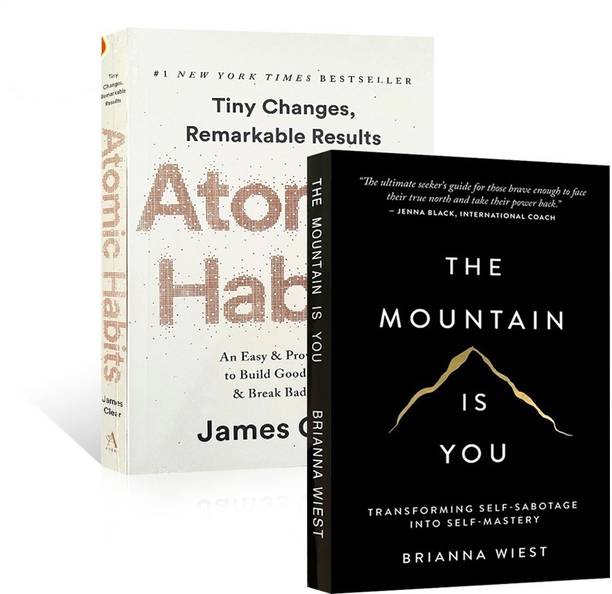 The Mountain Is You + Atomic Habits (2 Book Combo)
