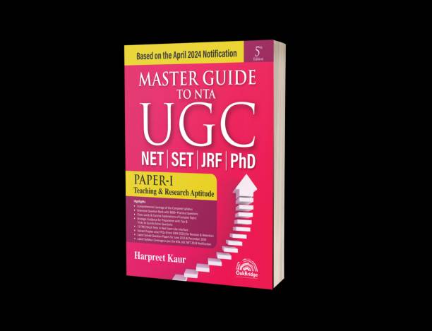 Master Guide to NTA UGC NET Paper 1 2024 5/e by Harpreet Kaur | Teaching and Research Aptitude NET, SET, JRF, PhD | Includes fully solved 2023 papers (2+2 sets) | Chapter wise solved PYQs from 2004-2023 with 3800+ Practice Questions and 11 Free Mock Tests | Based on latest 2024 Notification | OakBridge