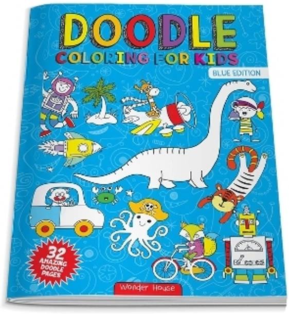 Doodle Coloring for Boys  - By Miss & Chief First Edition