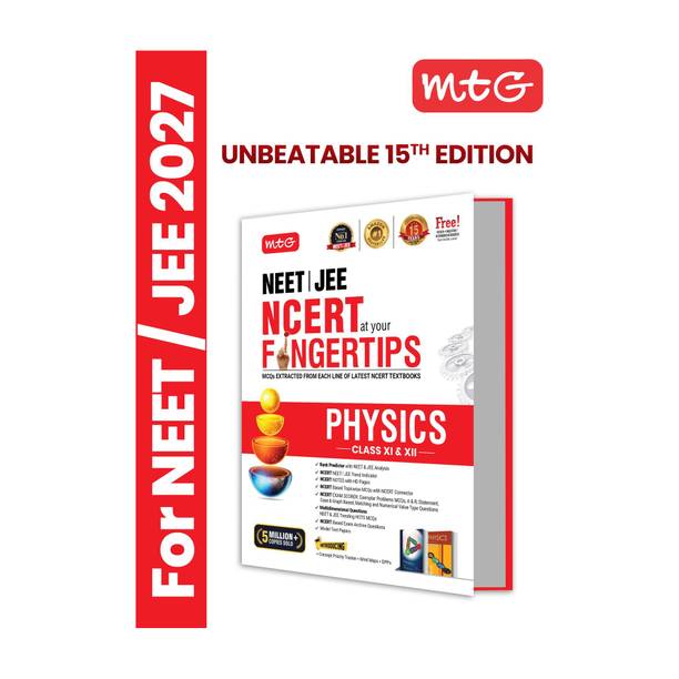 MTG NCERT at your Fingertips Physics For NEET & JEE Exam 2026-2027