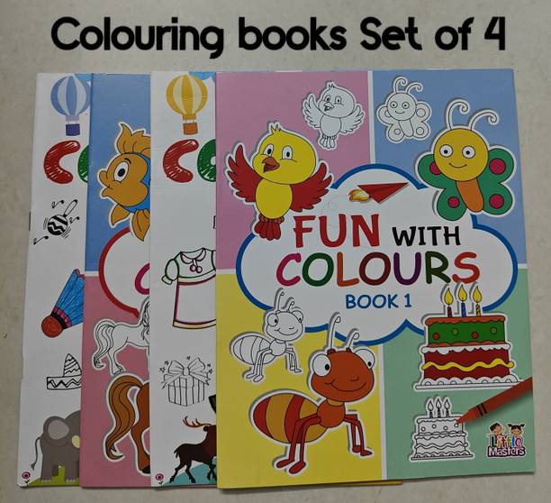 Kids Colours Learning Books Set Of 4