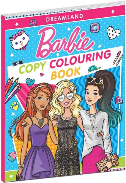 Barbie Copy Colouring Book  - Filled with Barbie characters, Each page | Barbie Colouring Book for Little Artists | Coloring Book for Kid