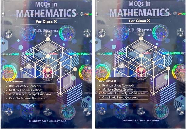 Mathematics For Class 10 with MCQs (Set of 2 Books) - CBSE - Examination - 2025-26