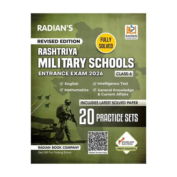 Rashtriya Military School(RMS-CET) Class 6 Practice Set Book Entrance Exam 2026