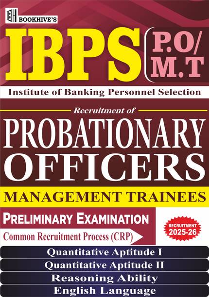 IBPS PO Probationary Officer/ Management Trainees Preliminary Examination 2025-2026 (Set of 4 Books)