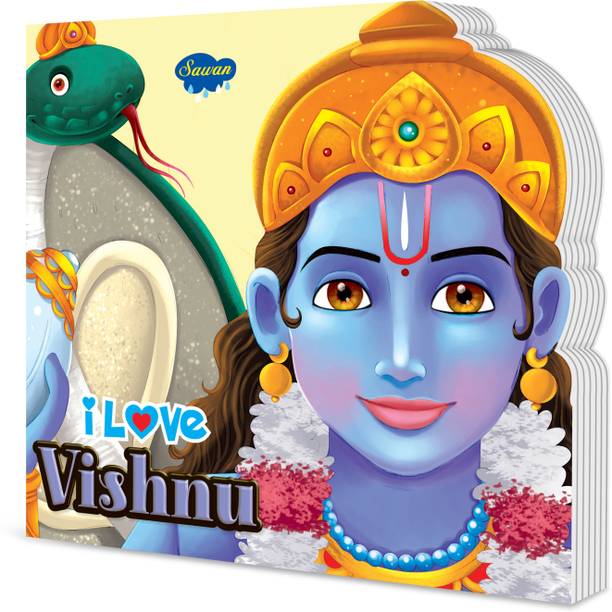 I Love Vishnu Die cut board book for kids : Children’s early learning story book, Kids learning book, Children educational books with images