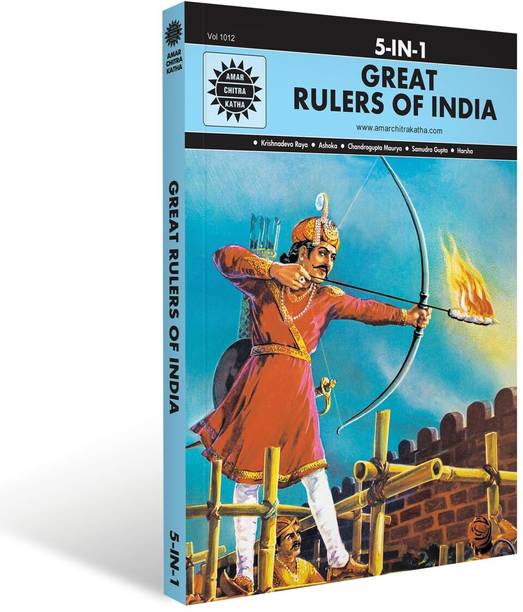 Great Rulers Of India (1012) (English, Hardcover, Amar Chitra Katha Private Limited)