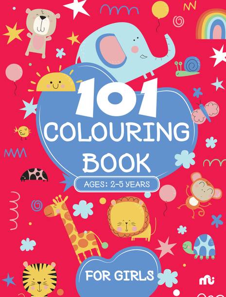 101 Colouring Book for Girls