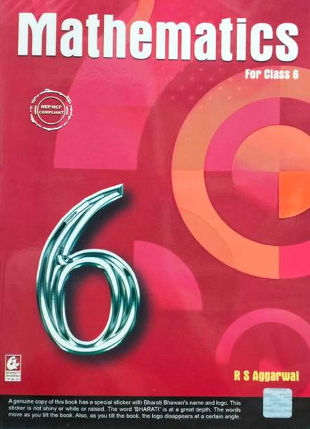 Mathematics For Class 6 - CBSE - By R.S. Aggarwal Examination