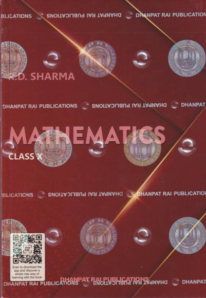 R D Sharma Mathematics Class 10 with MCQ in Mathematics - CBSE Examination 2023-2024
