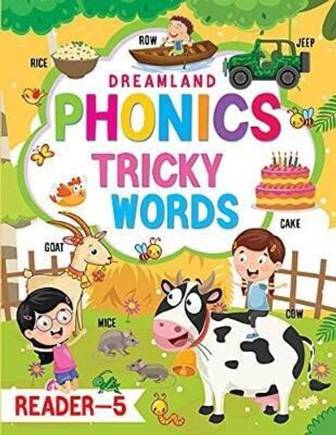 Phonics Reader - 5 (Tricky Words) Age 8+  - Sound to Words Book for Kids| Vowel & Consonants Sound | Sight Words | Learning the Letter Sound | Phonic Book for Children