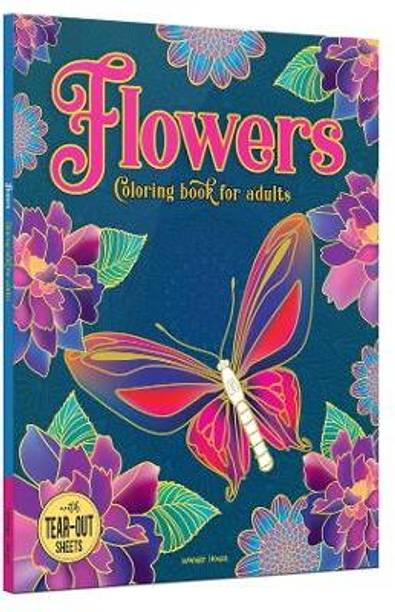 Flowers Coloring Book for Adults