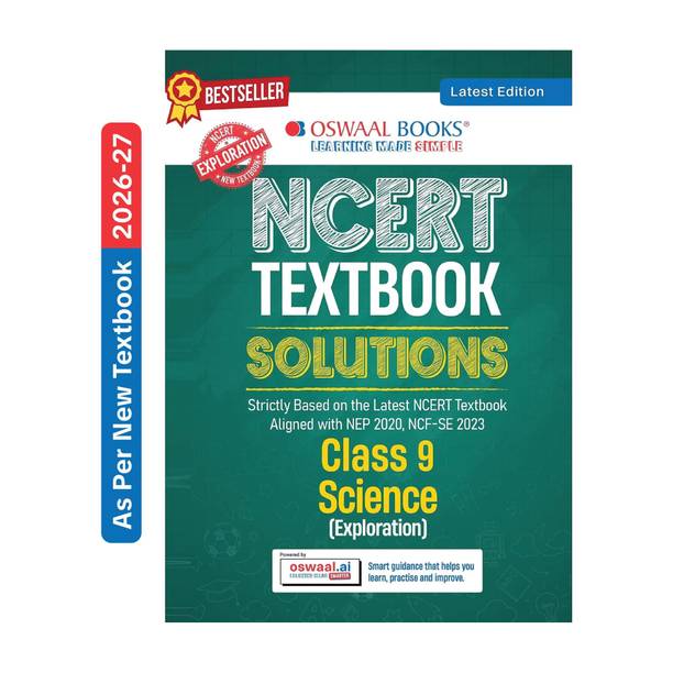 CBSE NCERT Class 9 Textbook Solutions Science (Exploration) (Latest NCERT) | Revision Notes, Mind Maps, Solved Intext & Exercise Questions | AI