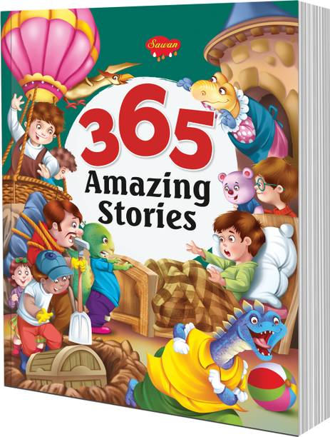 365 Amazing Stories (Paperback) : Kids early learning storybook, Bedtime story book, Fun educational storybooks for kids