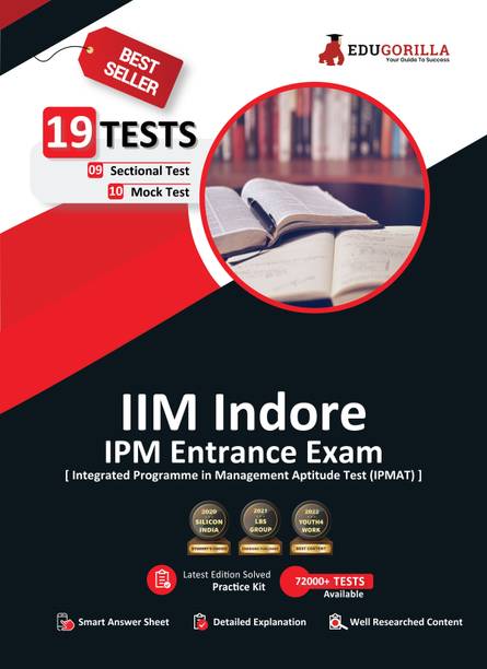 IIM-Indore IPM (Integrated Programme in Management) Entrance Exam 2021 10 Mock Tests  - .