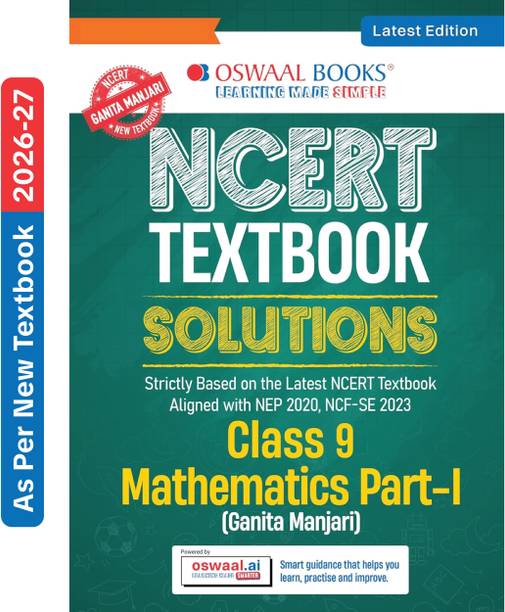 CBSE NCERT Textbook Solutions Mathematics Part-1 (Ganita Manjari) , Class 9 (Latest NCERT) | Revision Notes, Mind Maps, Solved Intext & Exercise Questions | Oswaal AI