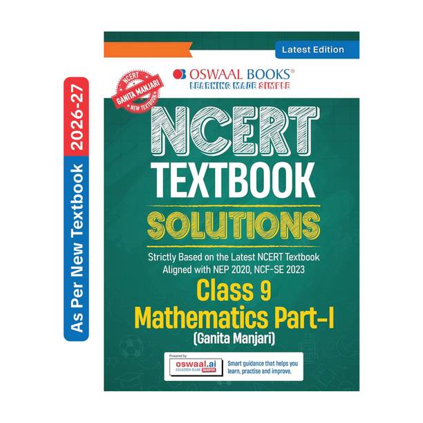 CBSE NCERT Class 9 Textbook Solutions Mathematics Part-1 (Ganita Manjari) (Latest NCERT) | Revision Notes, Mind Maps, Solved Intext & Exercise Questions | AI