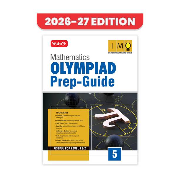 MTG Mathematics (IMO) Olympiad Prep Guide Class 5 | Detailed Theory, Exercise with Self Test For Practice | SOF Olympiad Books For Exam 2026-27 (Useful For Level-1 & 2)
