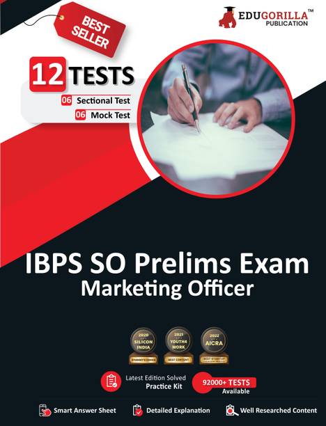 IBPS SO Marketing Officer (Scale I) Prelims Exam  - 2024 (English Edition) - 6 Mock Tests and 6 Sectional Tests (1200 Solved Questions) with Free Access To Online Tests