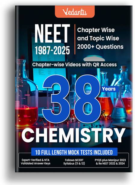 Vedantu 38 Years NEET Chemistry PYQs (1987–2025) | 2000+ Qs, Videos, 10 Mocks