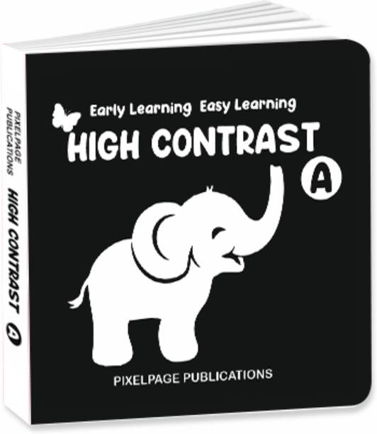 My First High Contrast Newborn Book Black and White Baby Board Book for Visual Development, Perfect Baby Shower Gift for Infants Volume 1