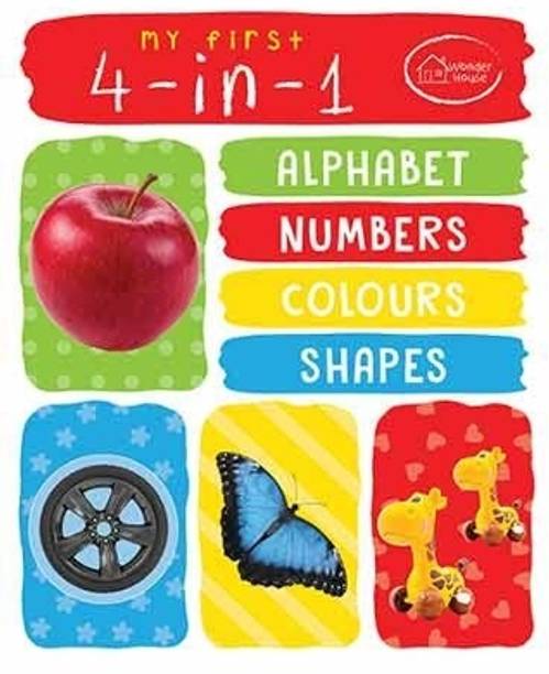 My First 4 in 1 Alphabet Numbers Colours Shapes  - By Miss & Chief