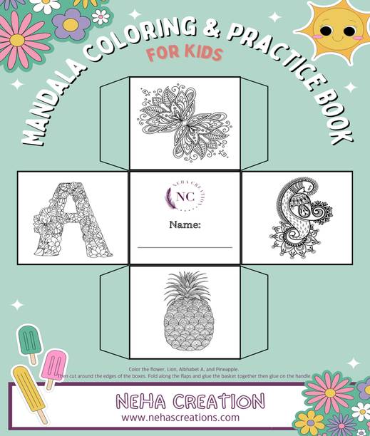 Mandala Coloring and Practice Book  - Coloring Mandalas and relieving your stress and anxiety level.