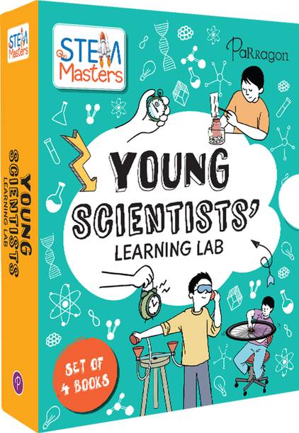 STEM Masters Box Set | Reference books for kids | Science books for children | Elements | Earth | Resources Set of 4 books