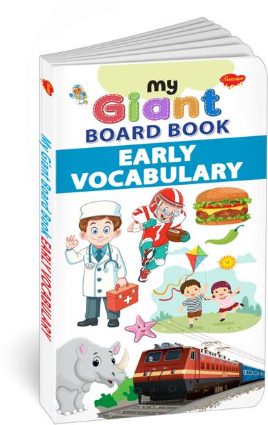 My Giant Board Book : Early Vocabulary - Board book for toddlers, Preschool Kids Books, Picture board for early learners